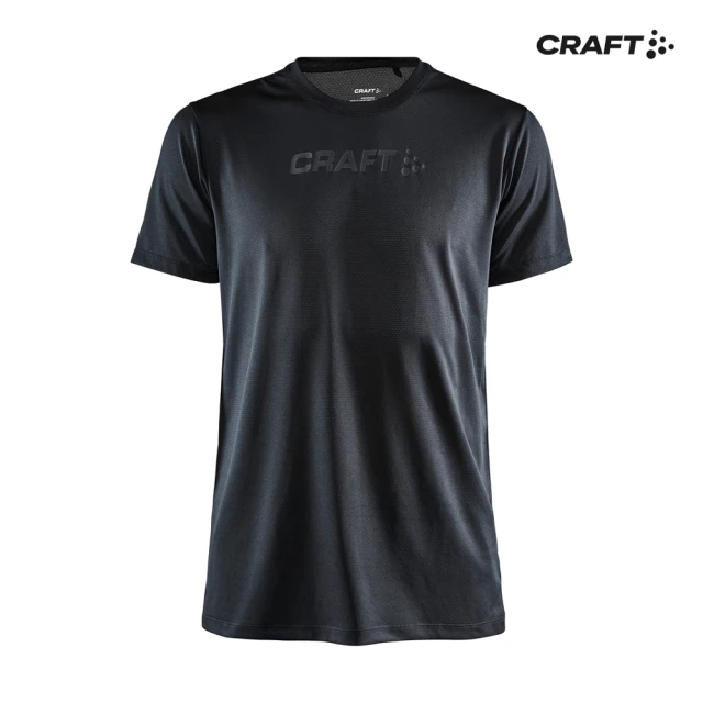 【CRAFT】男 CORE ESSENCE SS MESH TEE M BLACK 運動上衣(1908786-999000)