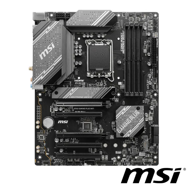 【MSI 微星】B760 GAMING PLUS WIFI DDR5 主機板
