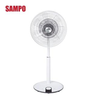 【SAMPO 聲寶】16吋7+7片扇葉DC直流馬達微電腦遙控立扇 -(SK-FJ16PD)
