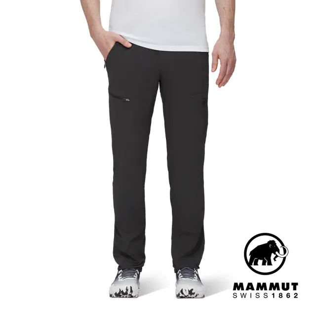 【Mammut 長毛象】Runbold Pants Men 耐磨彈性機能長褲 幻影黑 男款 #1022-01670