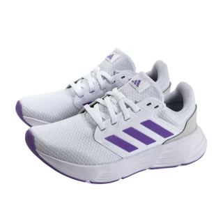 【adidas 愛迪達】adidas GALAXY 6 W 跑鞋 運動鞋 白/紫 女鞋 HP2415 no048