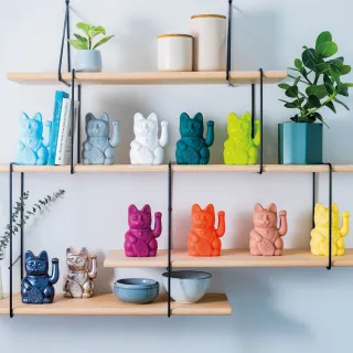 【台隆手創館】德國DONKEY幸運繽紛招財貓-15cm