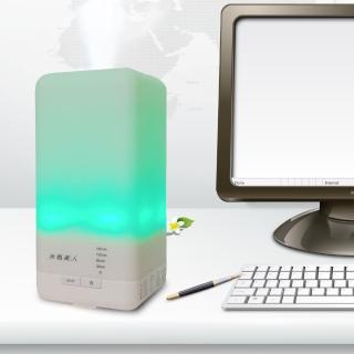 【金德恩】加濕機一組(LED三段調節燈光 清淨空氣)