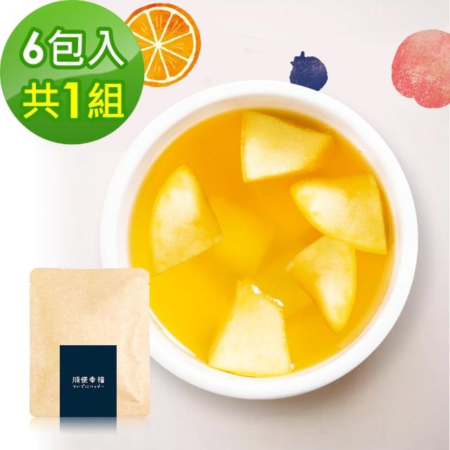 【順便幸福】花漾果香綠茶隨享包6入/組-共1組(茶包 水果 綠茶 可冷泡)