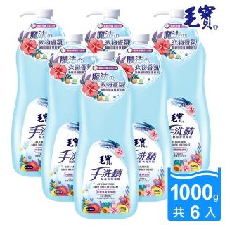【毛寶】手洗精-貼身衣物專用-果漾西西里(1000gX6入/箱)