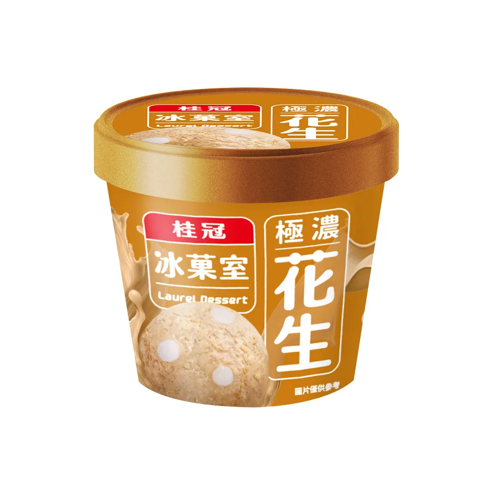 【桂冠】極濃花生冰淇淋(90g*6杯)