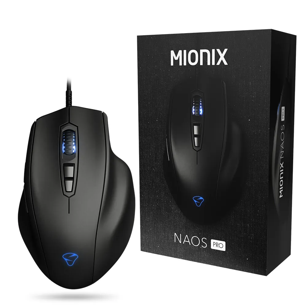 【Mionix】NAOS PRO　舒適握感有線電竸滑鼠(人體工學)