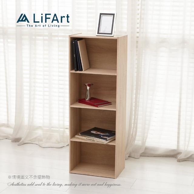 【LiFArt】日系簡約四層收納櫃(MIT/空櫃/收納櫃/組合櫃/層架)
