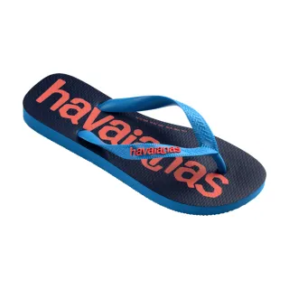 【havaianas 哈瓦仕】拖鞋 男鞋 女鞋 夾腳拖 大LOGO Top Logomania 2 藍紅 4145741-0212U(哈瓦士)