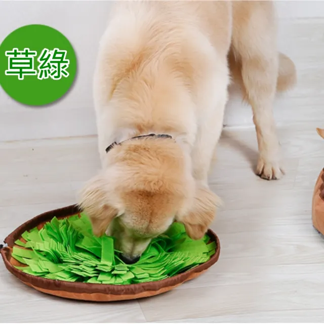 【May shop】寵物益智寵物玩具 狗狗玩具 犬用玩具 聞嗅墊 嗅聞墊 覓食墊覓食碗(可摺疊收納)