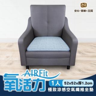 【日本旭川】AIRFit氧活力極致涼感支撐空氣坐墊-1人座-型錄(坐墊涼墊省電透氣坐墊可水洗)
