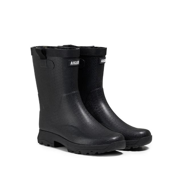 【AIGLE】女 休閒中筒膠靴  ALYA(AG-FS061A100 黑色)