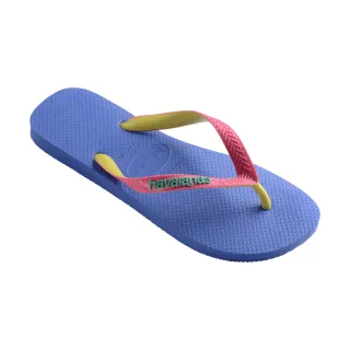 【havaianas 哈瓦仕】拖鞋 男鞋 女鞋 夾腳拖 雙色鞋帶 Top Mix 蔚藍色 4115549-3562U(哈瓦士)