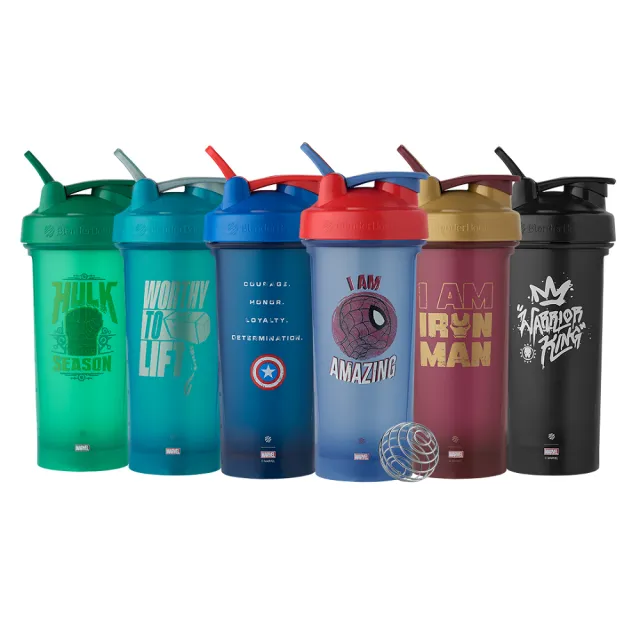 【Blender Bottle_2入】Marvel漫威英雄〈Classic V2〉28oz/828ml(BlenderBottle/運動水壺/搖搖杯)