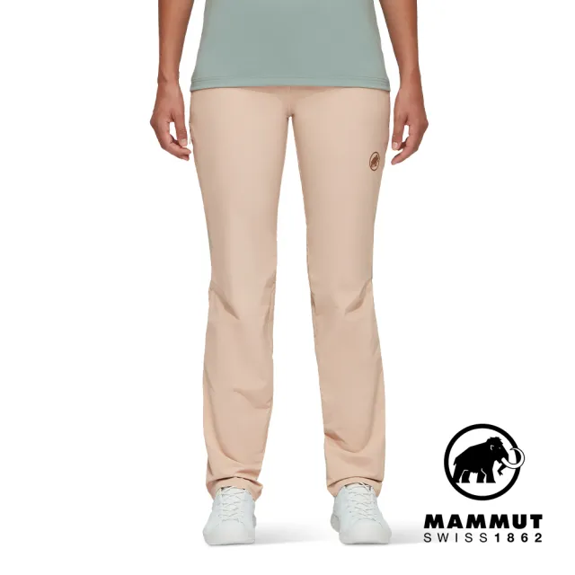 【Mammut 長毛象官方直營】Runbold Pants W 耐磨彈性機能長褲 薩凡納褐 女款 #1022-01680