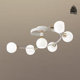 【必登堡】裘莉吊燈 象牙白 B573651(客廳燈/餐廳燈/玄關/中島/吧檯/現代/簡約/設計款/北歐風)