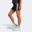【adidas 愛迪達】W FI 3S Short 女 短褲 運動 休閒 舒適 棉質 中腰 日常 穿搭 黑(HT4712)
