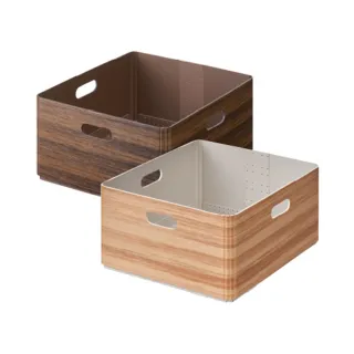 【KING JIM】KIINI 木質風格折疊收納箱  M