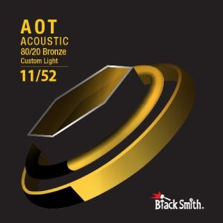 【BlackSmith】ABR-1152 奈米碳纖維 AOT 薄包膜 黃銅 民謠吉他弦(原廠公司貨 商品保固有保障)
