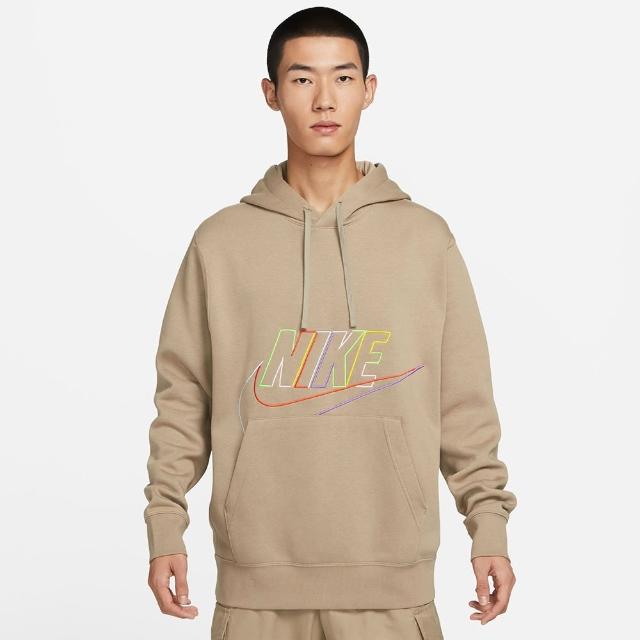 【NIKE 耐吉】連帽上衣 休閒 AS M NK CLUB+ BB PO HOODIE MCF 男款 卡其(DX0542247)