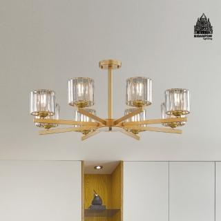 【必登堡】伊爾曙光吊燈 87cm B562121(客廳燈/餐廳燈/書房/中島/吧檯/現代/簡約/日系/低奢)