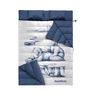 【May shop】雙人帶枕睡袋情侶款成人戶外露營室內午休大人冬季加厚保暖(可一分為二)