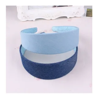 【NANA】娜娜 日系清純牛仔寬版髮箍 NA031404(髮箍)