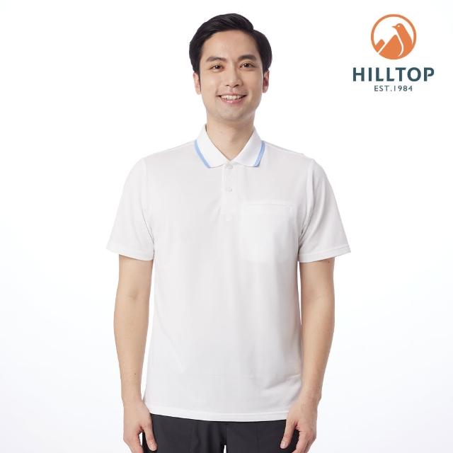 【Hilltop 山頂鳥】ZISOFIT POLO衫 男款 白｜PS14XML0ECB0