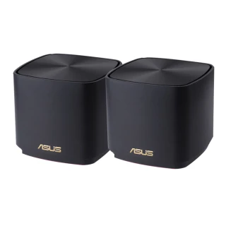 【ASUS 華碩】2入 ★ WiFi 6 雙頻 AX3000 Mesh 路由器/分享器 (ZenWiFi XD5) -黑