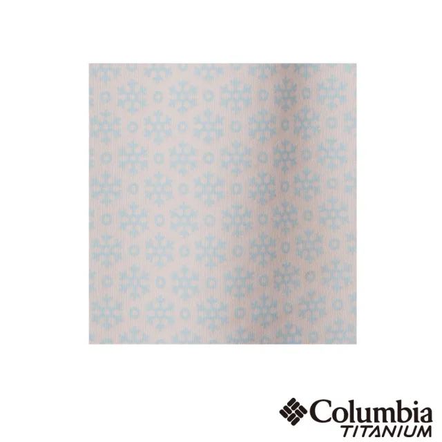 【Columbia 哥倫比亞 官方旗艦】女款-鈦 LOGO 快排短袖上衣-橘紅(UAK52540AH  / 2023年春夏)