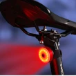 【May Shop】自行車燈警示騎行裝備騎行燈USB充電炫彩鋁合金自行車尾燈(高亮度)