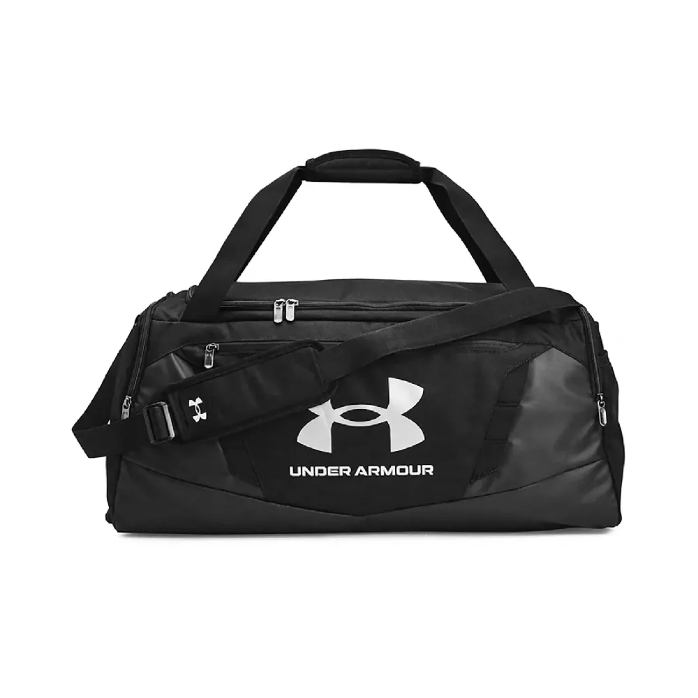 【UNDER ARMOUR】行李袋 Undeniable 5.0 Duffle MD 防潑水 黑 運動包 訓練包 側背 UA(1369223001)