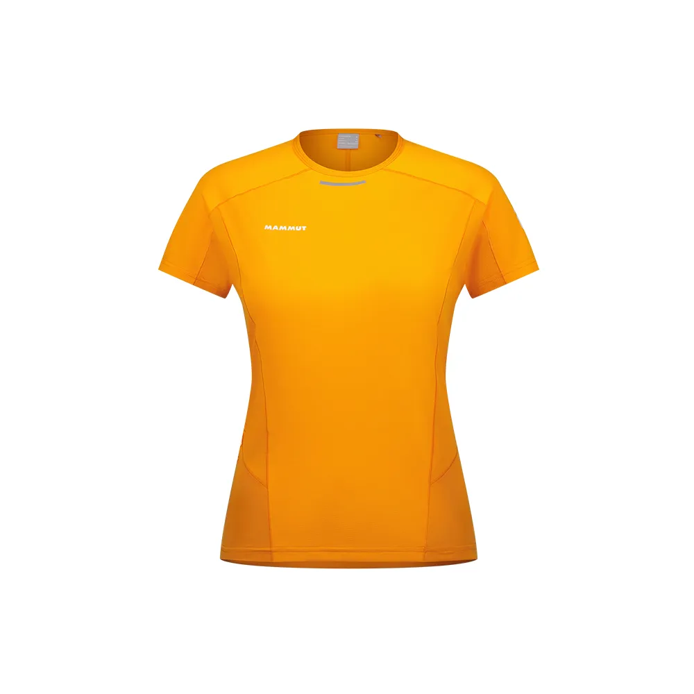 【Mammut 長毛象】Aenergy FL T-Shirt AF W 抗菌短袖排汗衣 柑桔橘 女款 #1017-04990