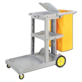 【VICTORY】業務用清潔掃除工具多功能收納手推車(1臺)