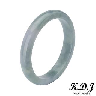 【K.D.J 圓融珠寶】春彩細版質感淑女款翡翠手鐲天然A貨(17.5圍隨機出貨)
