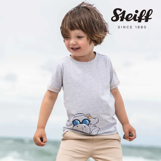 【STEIFF】熊頭童裝 短袖T(短袖上衣)