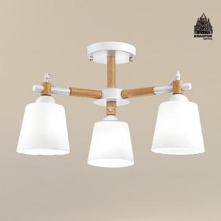 【必登堡】夢幻空間吊燈 60cm 銀白款 B573906(客廳燈/餐廳燈/臥室燈/中島/吧檯/現代/簡約/北歐風)