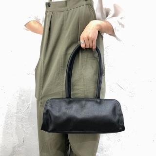 【巴黎精品】現貨+預購 側揹包真皮肩揹包(手工牛皮簡約腋下包女包包a1ak72)