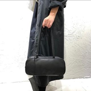 【巴黎精品】現貨+預購 真牛皮側揹包真皮革單肩揹包托特包手提包隨身女包包(牛皮簡約都會通勤2色a1ak76)