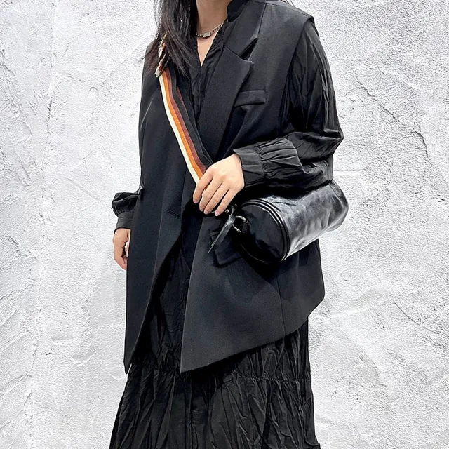 【巴黎精品】現貨+預購 真牛皮側背包真皮革單肩背包托特包手提包隨身女包包(牛皮復古百搭圓筒包4色a1ak57)