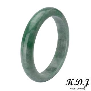 【K.D.J 圓融珠寶】飄正陽綠翡翠手鐲天然A貨(17.5-19.5圍大手圍)