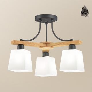 【必登堡】森林之霧吊燈 50cm B573682(客廳燈/餐廳燈/臥室燈/中島/吧檯/現代/簡約/北歐風)
