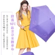 【雨之戀】降溫10℃鈦奈米自動傘-紫葵(極佳防曬晴雨傘/含保固維修)