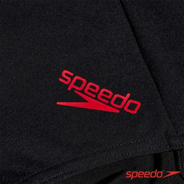 【SPEEDO】女 運動連身泳裝HydroPro(黑/紅)