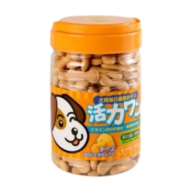 【Canary】活力汪 全犬種用消臭餅乾 200g(點心 零食 牛奶 起司 蔬菜 草莓 香蕉)