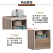 【AT HOME】淺橡木色單抽收納櫃/床頭櫃 現代簡約(青森)