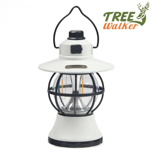 【TreeWalker】復古手提露營燈(三種燈光模式)
