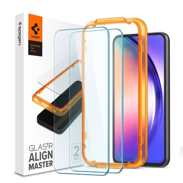 【Spigen】SGP Galaxy A54 5G Align Master-玻璃保護貼(透明-含玻璃保貼x2)