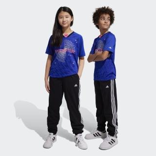 【adidas 愛迪達】ESSENTIALS 運動長褲 童裝(HR6334)