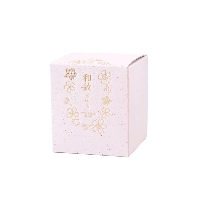 【TOYO SASAKI】日本製和紋櫻花酒杯/130ml(日本高質量玻璃代表)